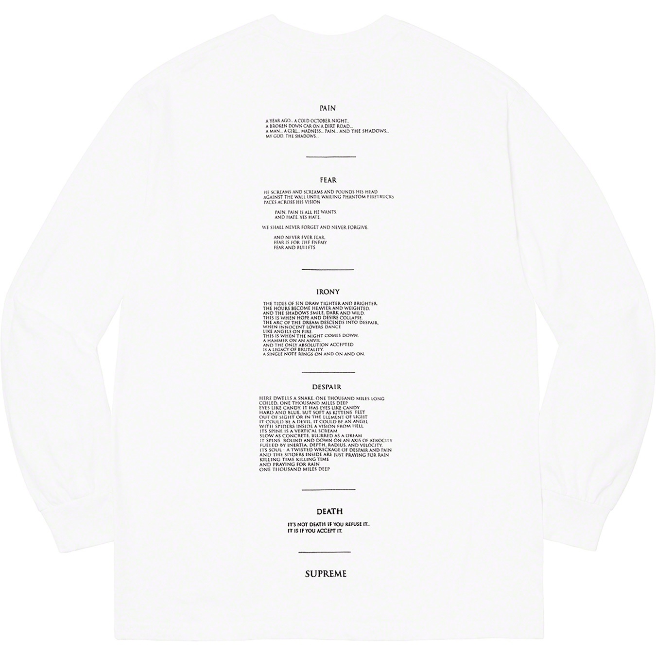 Supreme/The Crow L/S Tee view 9